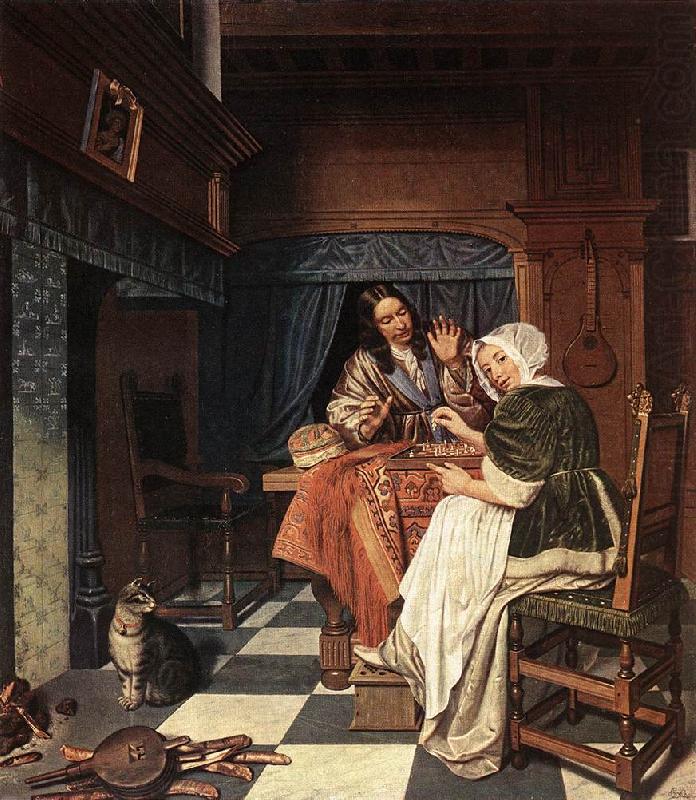 MAN, Cornelis de The Chess Players s china oil painting image